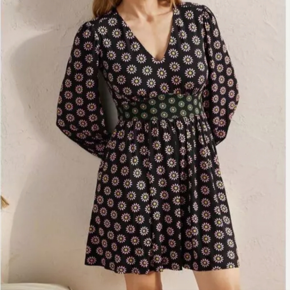 Boden Jersey Mini Tea Dress. Size 4 LONG
